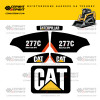 Изготовление наклеек для CATERPILLAR 277C