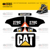 Изготовление наклеек для CAT 278C Изготовление наклеек для CAT 278C
