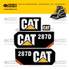 Изготовление наклеек для CATERPILLAR 287D