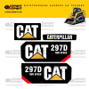Изготовление наклеек для CAT 297D Изготовление наклеек для CAT 297D