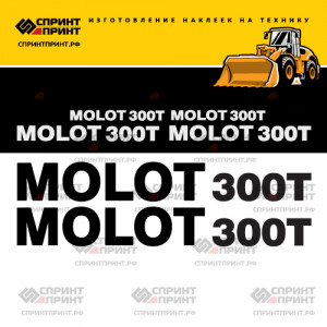 Наклейки на MOLOT 300T Наклейки на MOLOT 300T