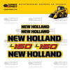 Комплект наклеек для мини погручика NEW HOLLAND L150 Комплект наклеек для мини погручика NEW HOLLAND L150