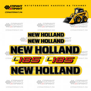 Наклейки на мини погрузчик NEW HOLLAND L185