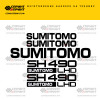 Комплект наклеек для SUMITOMO SH 490 LHD Комплект наклеек для SUMITOMO SH 490 LHD