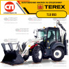 Изготовление наклеек на экскаваторы погрузчики TEREX Изготовление наклеек на экскаваторы погрузчики TEREX