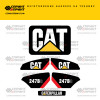 Изготовление наклеек для CAT 247B3 Изготовление наклеек для CAT 247B3