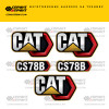 Изготовление наклеек для CAT CS78B с обновленным дизайном Изготовление наклеек для CAT CS78B с обновленным дизайном